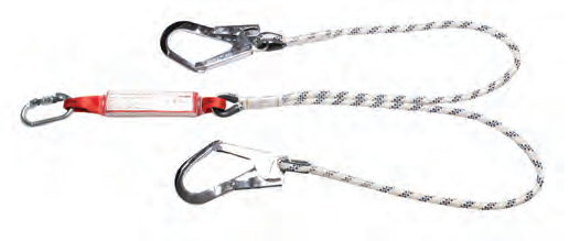 CIft Kol Sok EmIcIlI Lanyard 12 mm statIk halatlı KarabIna ve  K4 Kancalı